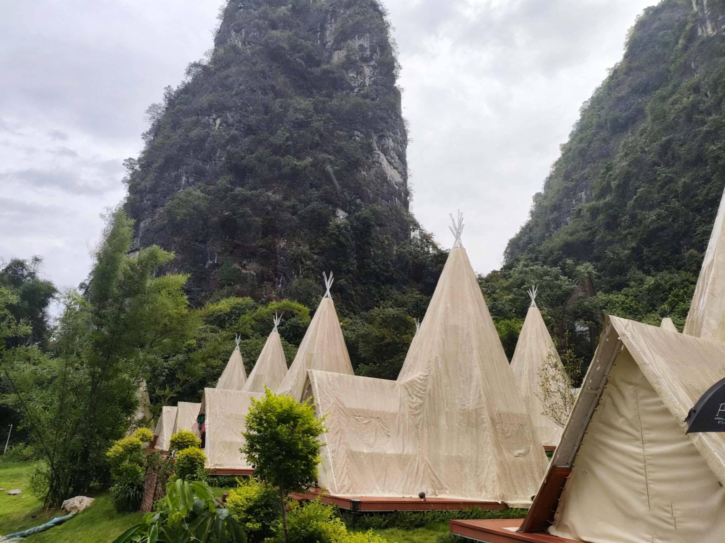 钟形营地帐篷源头厂家适配户外露营景区住宿商业活动多场景需求pg电子试玩佛山好来居金属结构房屋有限公司：轻奢度假住宿(图3)