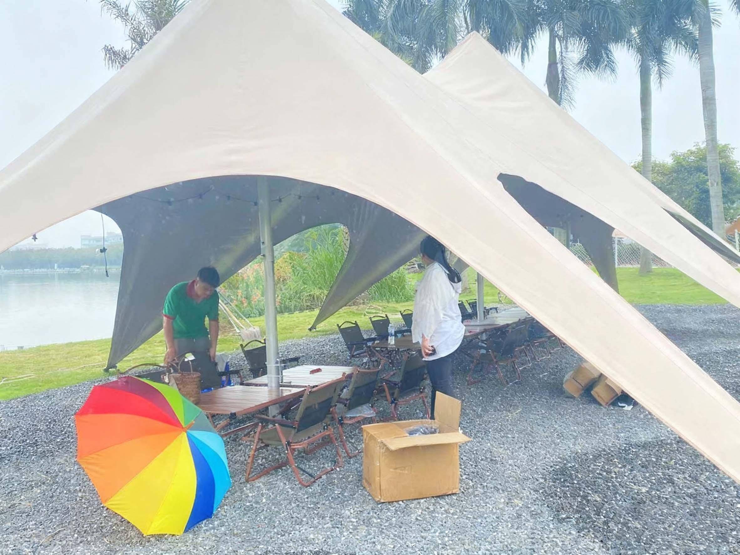 钟形营地帐篷源头厂家适配户外露营景区住宿商业活动多场景需求pg电子试玩佛山好来居金属结构房屋有限公司：轻奢度假住宿(图2)